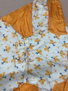 Floral Dress with Lace Details