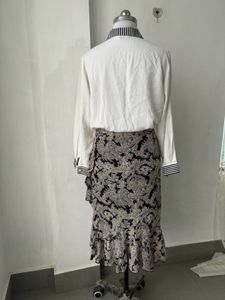 Vintage Striped Collar Blouse