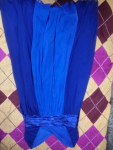 Royal Blue Chiffon Dress