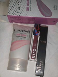 Lakme Lumicream Kiro Liquid Lipstick And Mascara