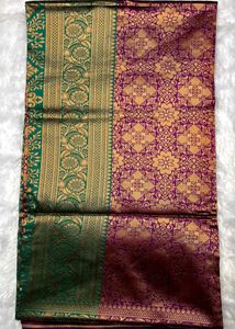 Elegant Banarasi Saree with Running Blouse