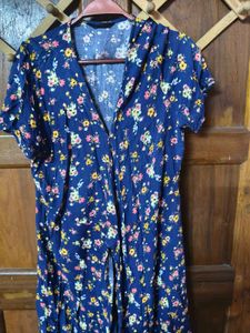 Floral Print Duster Cardigan