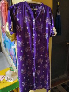 Purple Paisley Dress