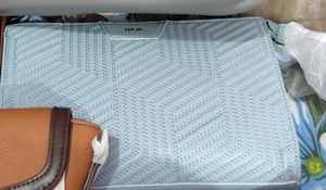 Iykyk Compact Cube Patterned Blue Sling Bag