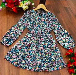 Floral Print Mini Dress