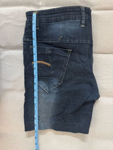 Denim Jean Shorts - Casual Blue Wash