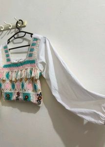 White Long Sleeve Crop Top