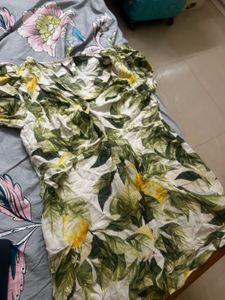 h&m linen summer dress