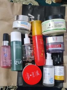 Empty Skincare Products