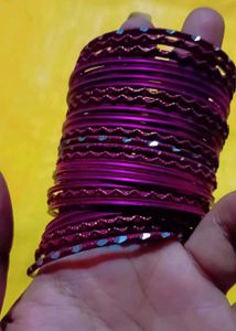Pink Sparkle Bangles
