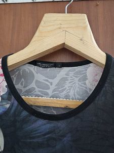 Y2K Oriental Graphic Print Mesh T-Shirt