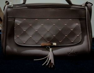 Vintage Tan Top Handle Bag