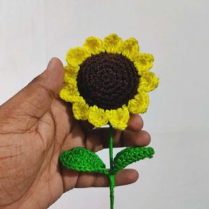 Handmade Crochet Sunflower
