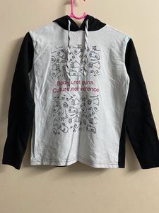 Black And White Hoodie (women’s)