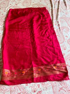 Party Type Yellow And Pink Saree