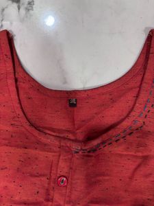 3xl Red Kurta