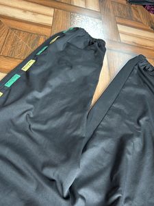 Black Side Stripe Track Pants