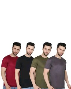 round neck tshirt pack of 4