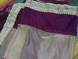 Purple Saree