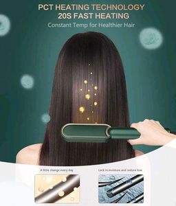 Fast Heating Hair Straightening Comb - Salon Style