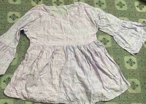 Lavender Eyelet Dress