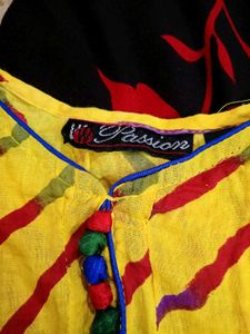 Passion Brand Gown With Heavy Designer Embroidery