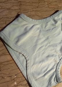 Light Blue Cropped Tank Top