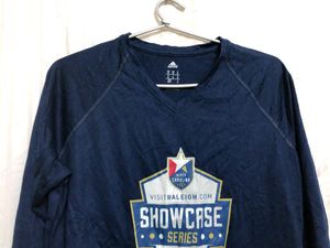 Adidas Blue Long Sleeve T Shirt