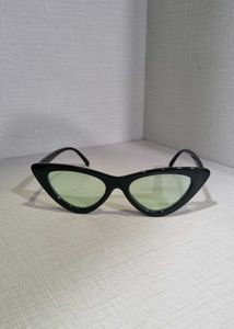 cat eye green lens shades