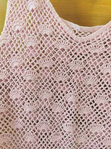 Cut Sleeves Crochet Tank Top