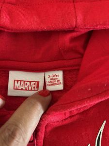 Spiderman Zip-Up Hoodie