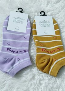 Luxury London Socks 💜💛