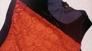 Red &amp; Black Dress