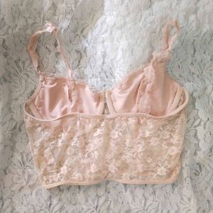 Pink Corset Style Top