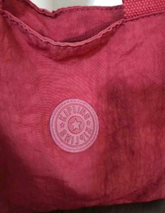 Kipling Red Tote Bag
