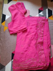 Beautiful Embroidery Saree