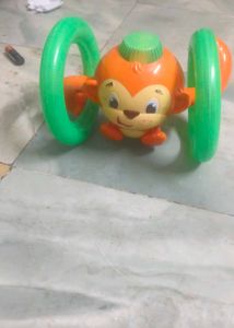 Vintage Monkey Rattle Toy