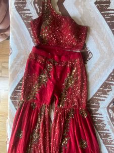 Beautiful handwork one shoulder set
