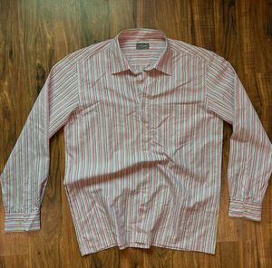 Striped Button-Down Shirt