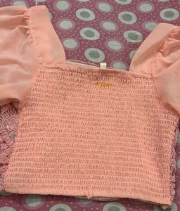Textured Crop Top