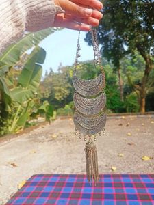 Boho Chic Crescent Necklace