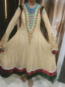 Party Wear Dress With Leggings Dupatta