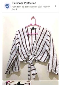 Combo 11 Tops.Striped Blue Blouse Length 24