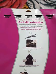 Hair Extensiones(Black) New Unused