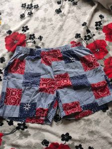 Patchwork Shorts