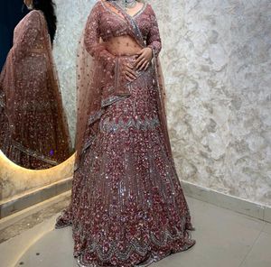 Heavy Luxury Reception Bride lehenga