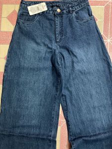 Wide Leg Denim Jeans