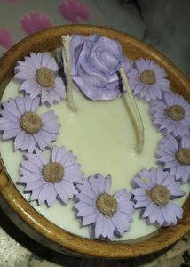 Floral Candle Set Of 2