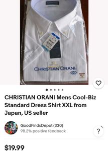 Christian Dior Striped Dress Shirt