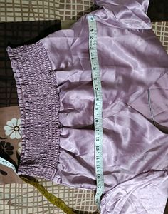 Shine Silk Party Wear Top For Women